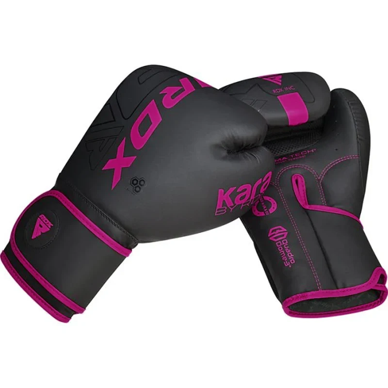 Material para Instalación y Complementos  Guantes de entrenamiento de boxeo RDX F6 Kara para mujer 16oz