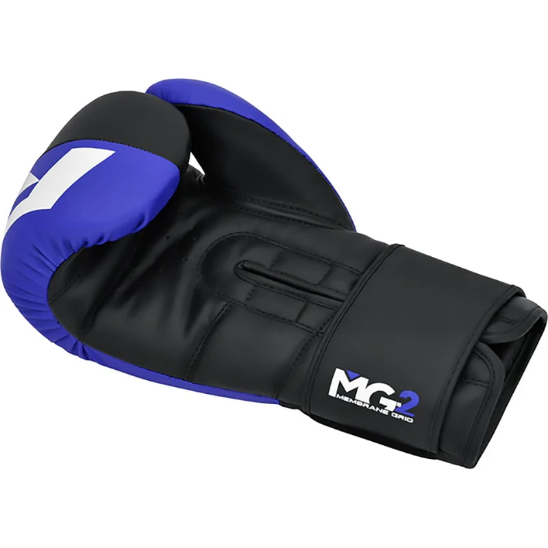 Material para Instalación y Complementos  Guantes de entrenamiento de boxeo RDX F4 Doble Cierre 10oz Azul