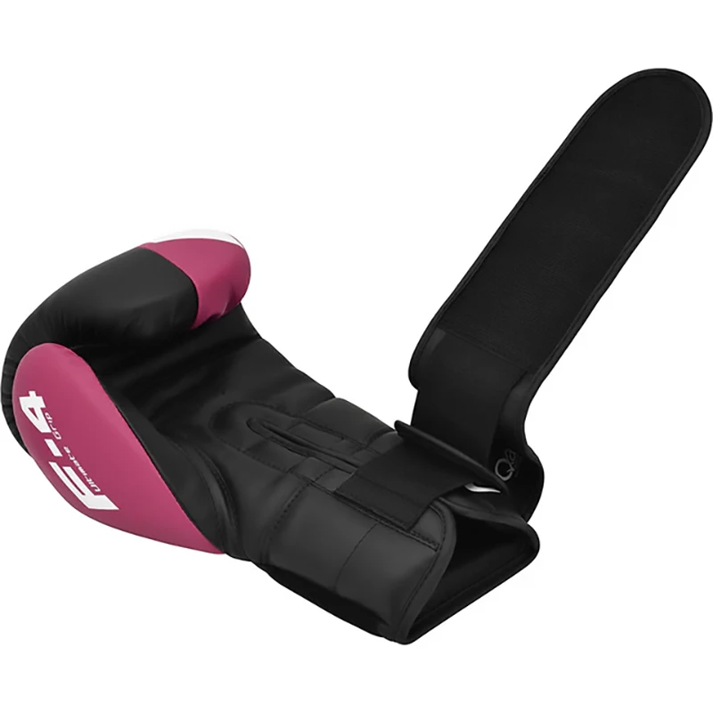 Material para Instalación y Complementos  Guantes de entrenamiento de boxeo RDX F4 Doble Cierre 8oz Rosa