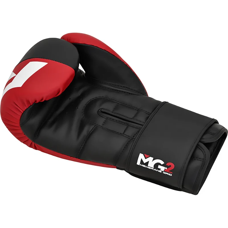 Material para Instalación y Complementos  Guantes de entrenamiento de boxeo RDX F4 Doble Cierre 14oz Rojo