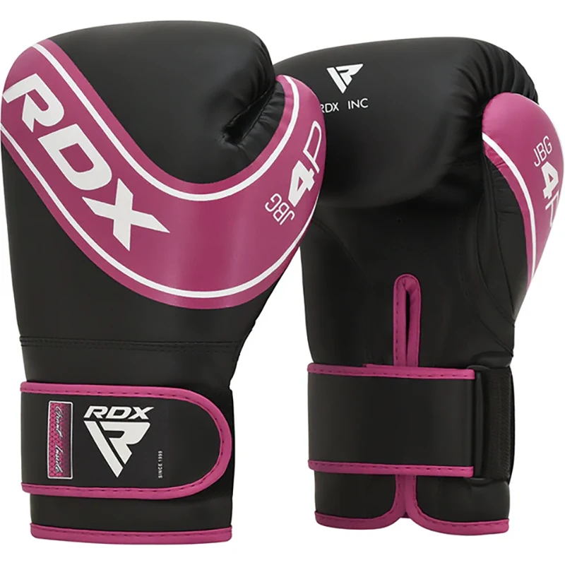 Material para Instalación y Complementos  Guantes de entrenamiento de boxeo Niños RDX 4B Robo 4oz Rosa