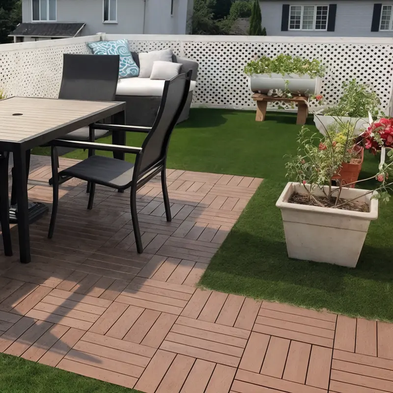 Tarima exterior Tecnológica Losetas Capuccino 30X30 ArquiTech