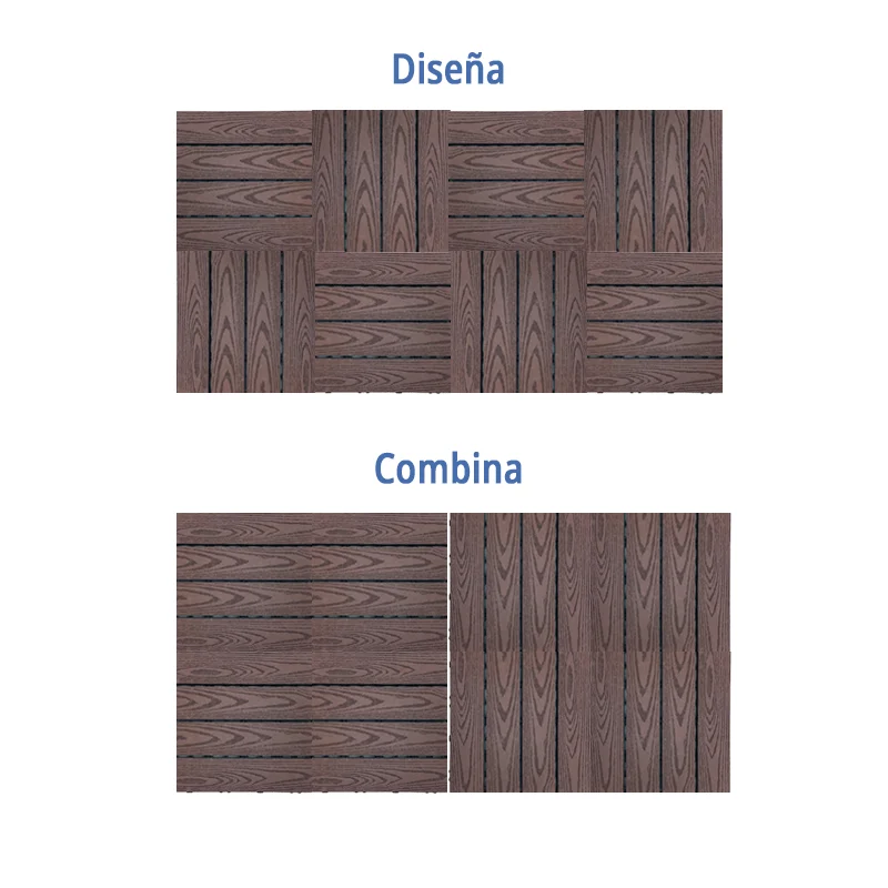 Tarima exterior Tecnológica Losetas Teka 30X30 ArquiTech