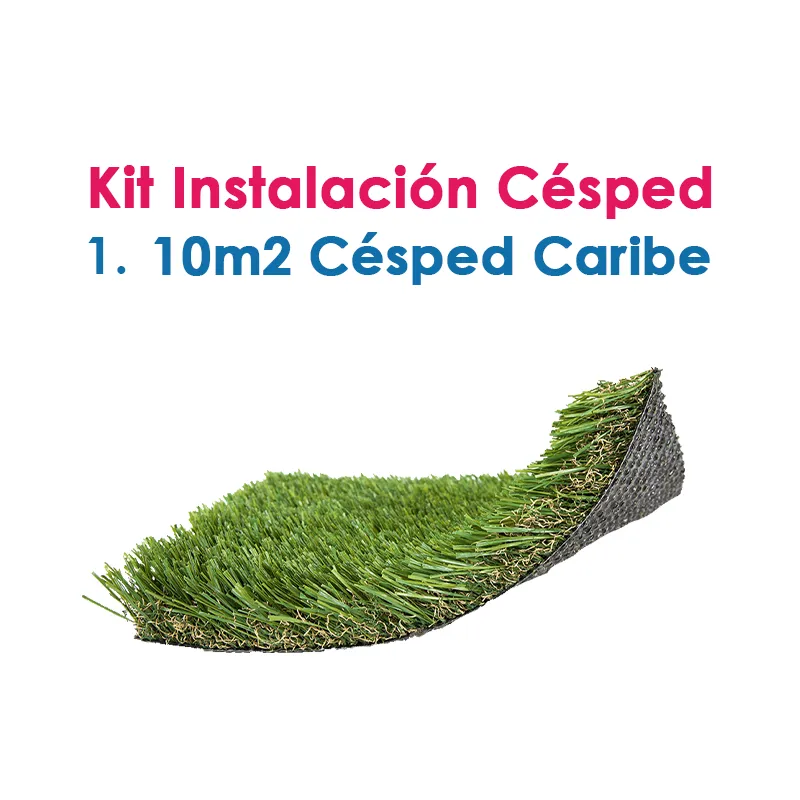 Césped artificial  Kit Césped Artificial Jardín 20m²