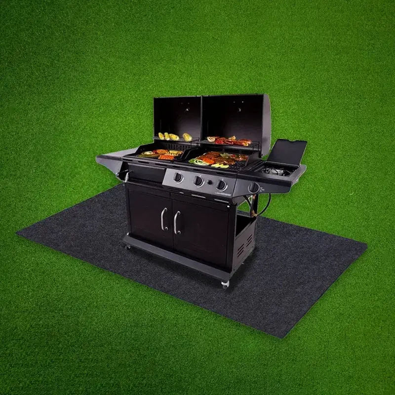 Moquetas 100% Polietileno con tratamiento ignifugo Alfombra Barbacoa FireStop 120x100