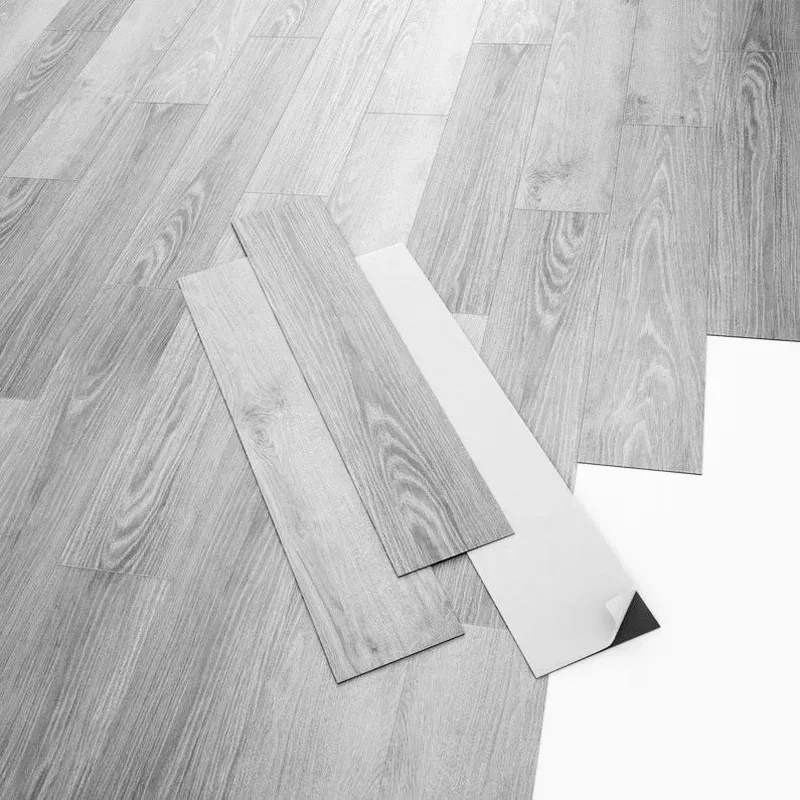 Vinílicos Heterogéneo Suelo de Vinílico Autoadhesivo PVC Roble Gris 2,5m²