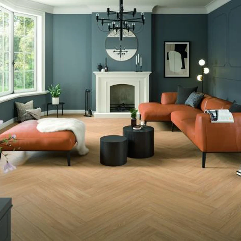 Tarimas Laminada Suelo Laminado Espiga Roble Dorado