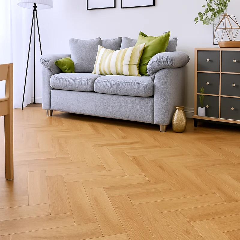 Tarimas Laminada Suelo Laminado Espiga Roble Dorado