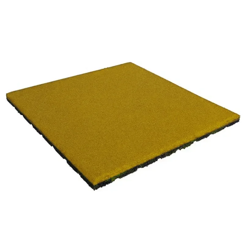 Caucho Macizo LOSETA DE CAUCHO 1x1m. 20mm  |  DENSIDAD STANDARD  |  Ocre