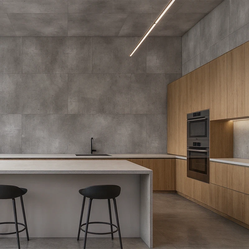 Revestimiento Pared PVC Revestimiento Pared SPC Cemento Muro Berlin