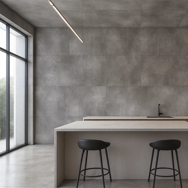 Revestimiento Pared PVC Revestimiento Pared SPC Cemento Muro Berlin