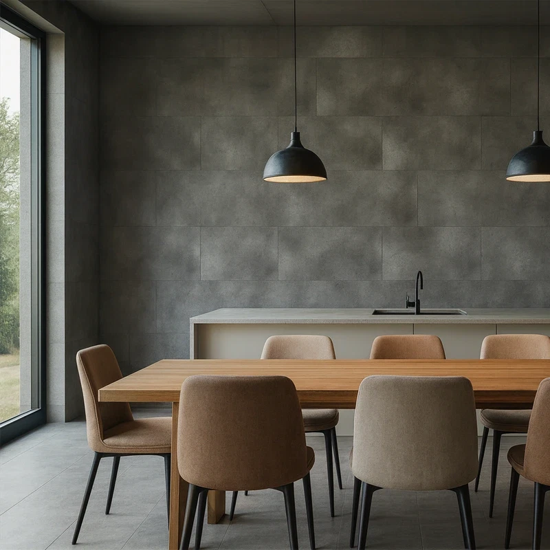 Revestimiento Pared PVC Revestimiento Pared SPC Cemento Muro Berlin