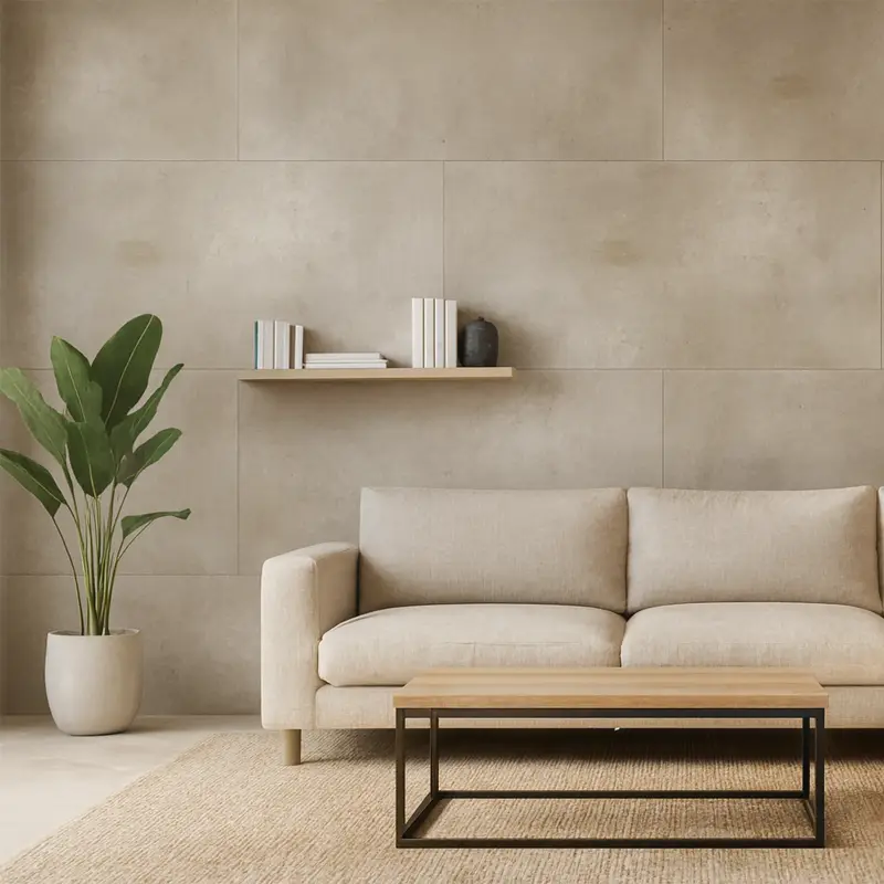 Revestimiento Pared PVC Revestimiento Pared SPC Cemento Coliseo
