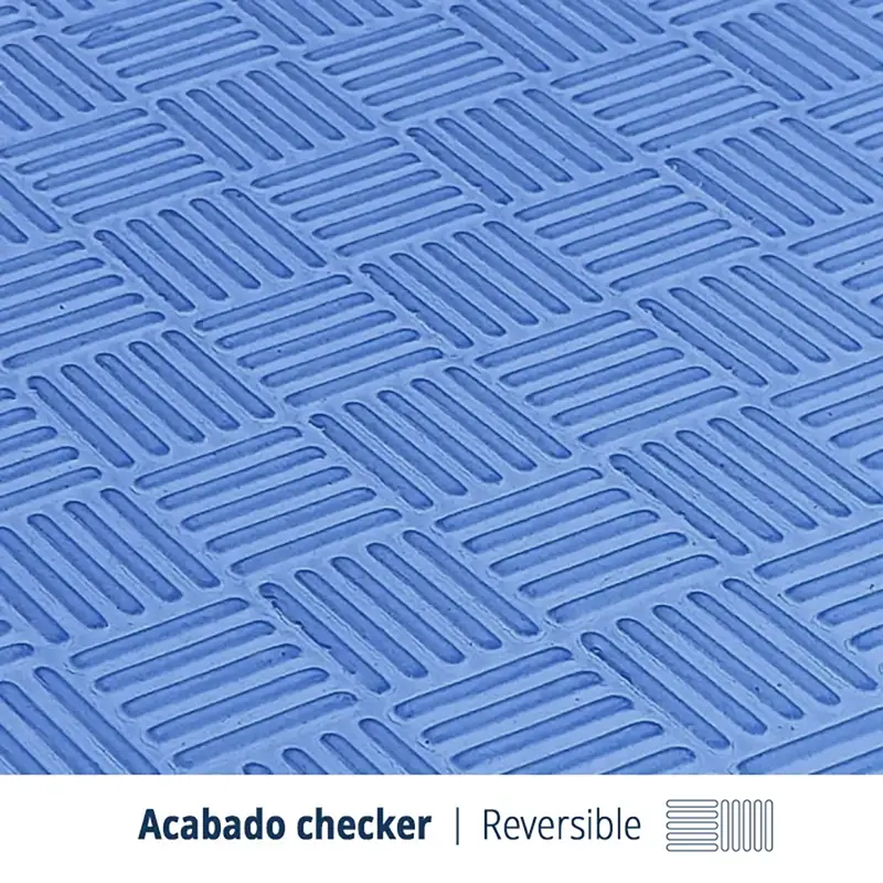 Tatami Etileno Acetato de Vinílo de Alta Densidad Tatami Azul Gris|1x1| 40mm