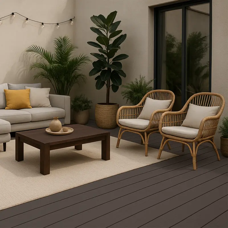 Tarima exterior Tecnológica Ipe / Arena