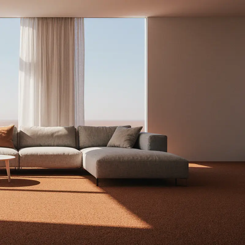 Moquetas Poliamida Gata Terracota 774