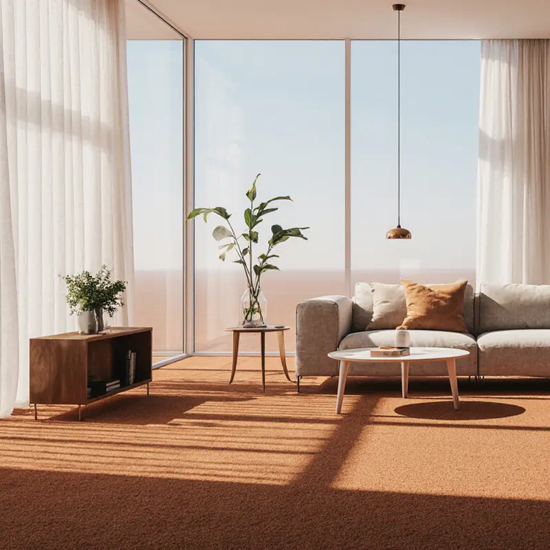 Moquetas Poliamida Gata Terracota 774