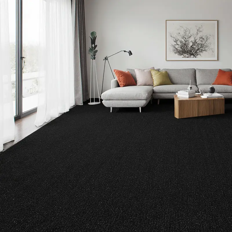 Moquetas Poliamida Ecos de la Musa Negro 165