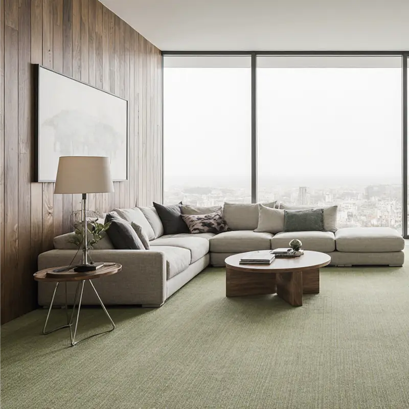 Moquetas Poliamida Ecos de la Musa Verde Claro 219