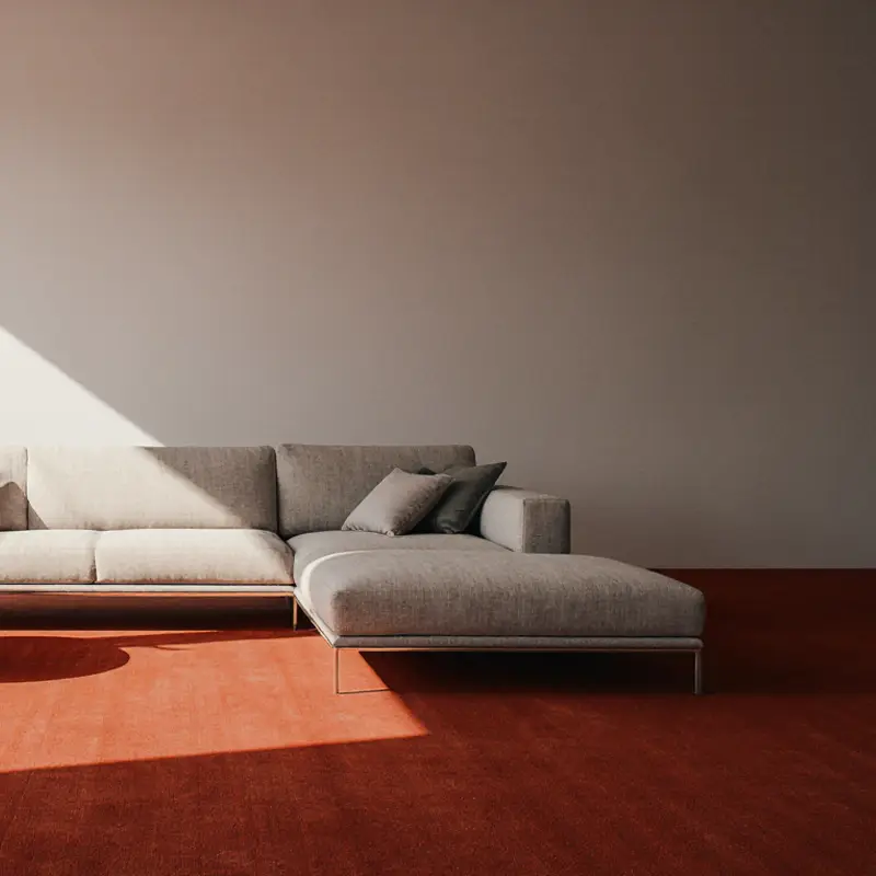 Moquetas Poliamida Ecos de la Musa Burdeos 440