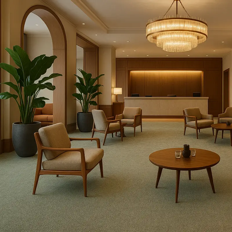 Moquetas Polyester PET Aurora Verde Claro 219