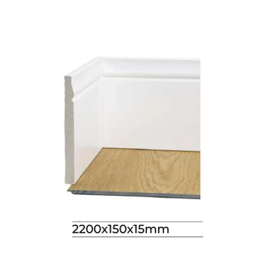 Obras accesorios  GR_Rodapie_Delhi_PP150 Rodapié Pecho Paloma PS Blanco