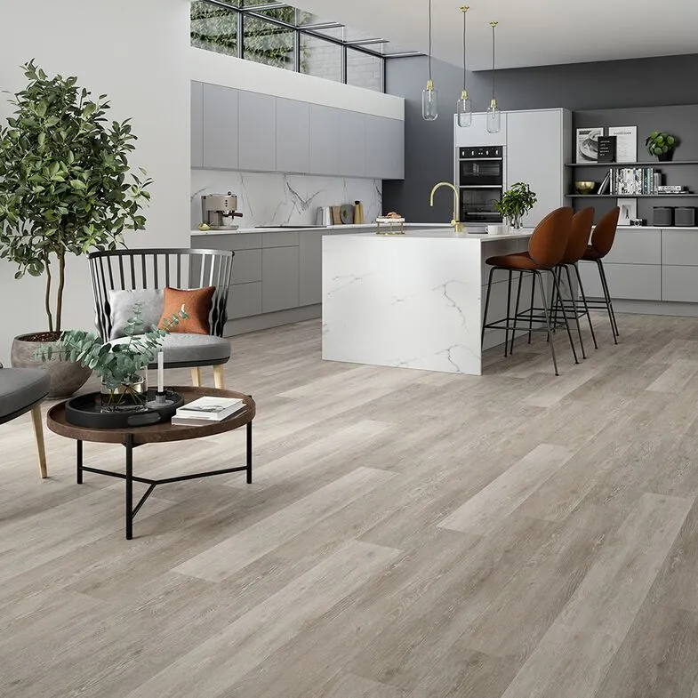 Vinílicos Heterogéneo Suelo Vinílico Traditional Grey Oak 3037 Conceptline PUR