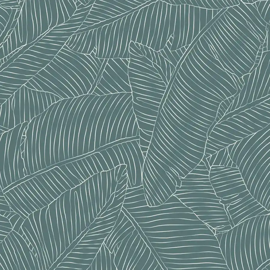 Suelo Vinílico Hoja de Platano Gris Verdoso