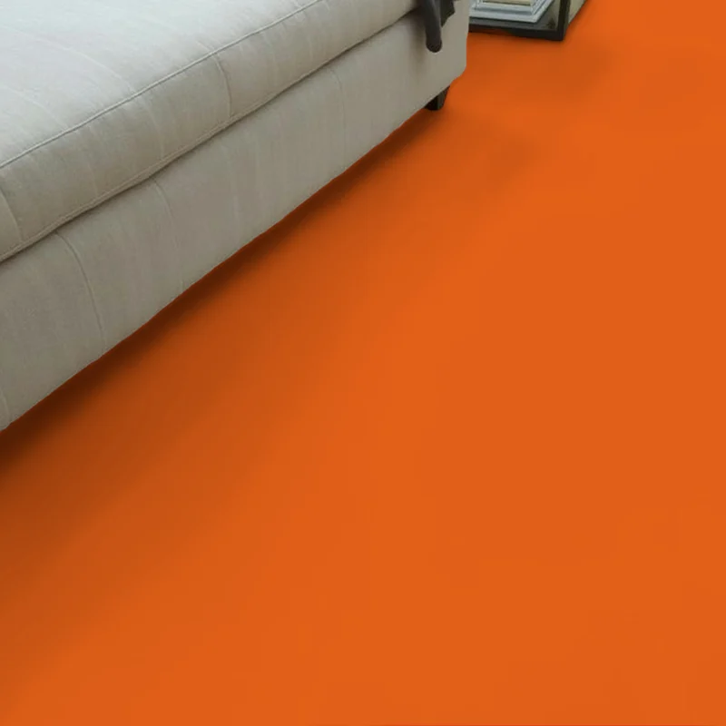 Vinílicos Heterogéneo Suelo Rollo Naranja Impresión Colorful 