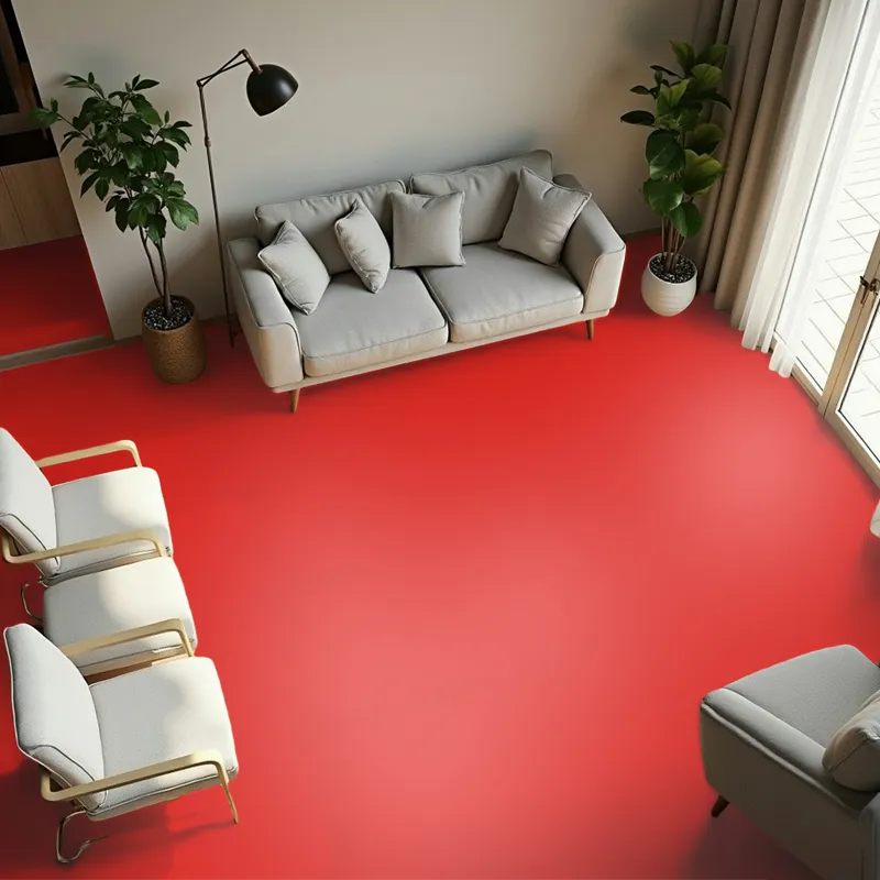 Vinílicos Heterogéneo Suelo Sintasol Rollo Rojo Colorful 