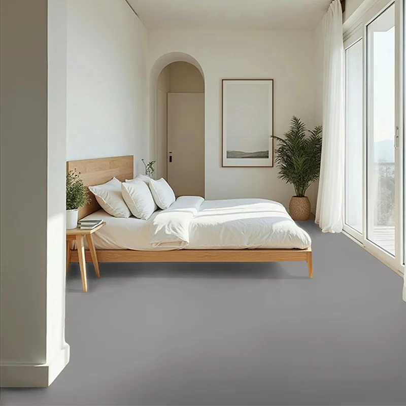 Vinílicos Heterogéneo Suelo Vinílico PVC Rollo Gris Claro Colorful 