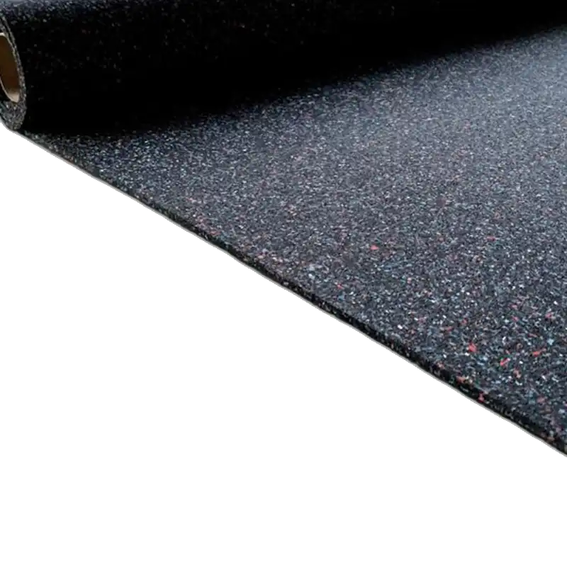 Caucho Macizo ROLLO DE CAUCHO 1,25x8m.  |  8mm  | DENSIDAD STANDARD |  Moteado