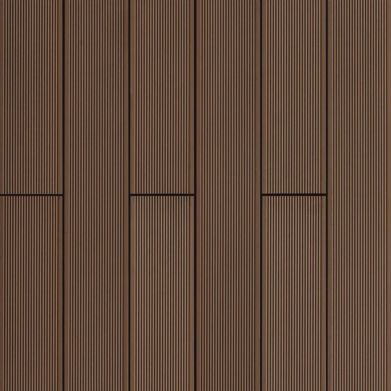 Tarima exterior Tecnológica Marrón Rayado/Liso