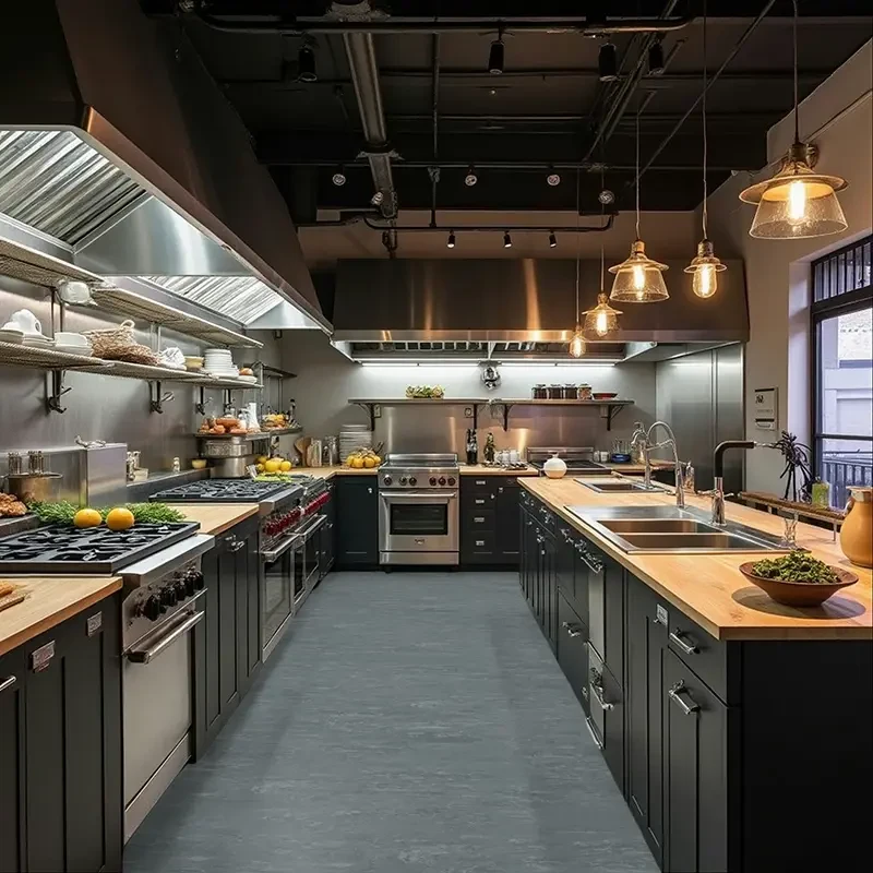 Vinílicos Homogéneo Pavimento Vinílico Rollo Gris Grafito | Cocinas, Hospitales, Hostelería