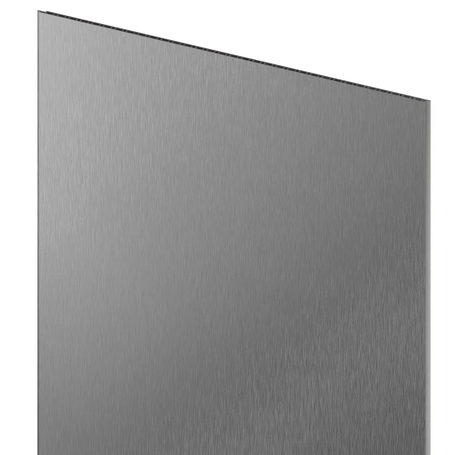 Revestimiento Pared MPC (Compuesto de polímero mineral) Acero Cepillado Liso MPC