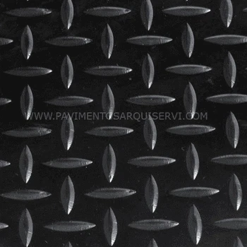 Vinílicos PVC Suelo Vinílico Diamante Negro 2,5mm