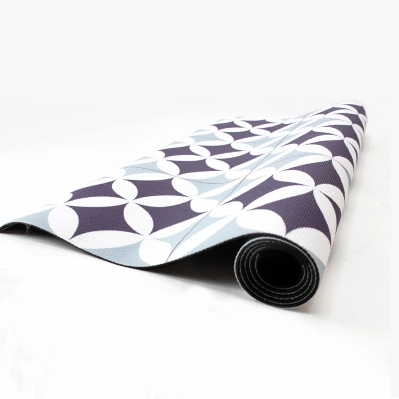 Alfombras 95% PVC + 5% PES Circulos Bicolor Alfombra Vinilica de exterior 60x100