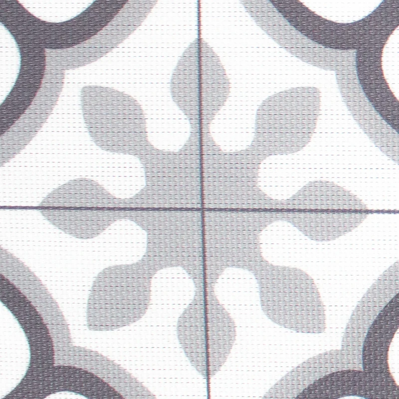 Alfombras 95% PVC + 5% PES Flor Gris Cenefa Alfombra Vinilica de exterior 160x240