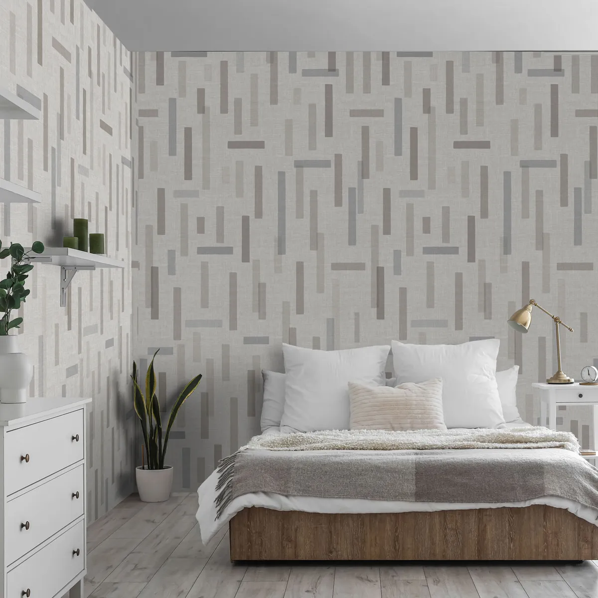Revestimiento Pared 100% PET Reciclado Bloques Cemento