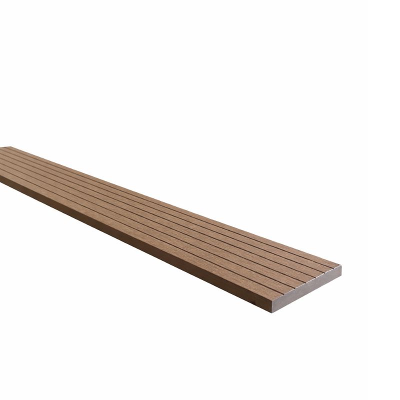 Obras accesorios  G.Zocalo.Dio Tapeta Perimetral Cafe  WPC Macizo  2200x72x11mm