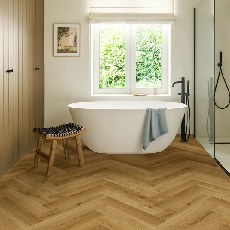 Tarimas Laminada Roble Canela Impressive Desing