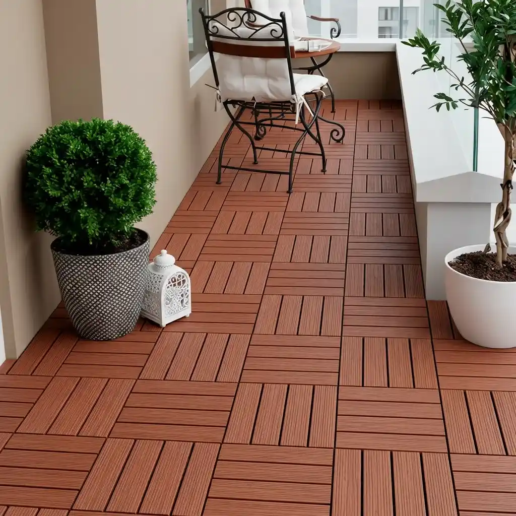 Tarima exterior Tecnológica Losetas Chocolate con Leche 29x29 ArquiTech