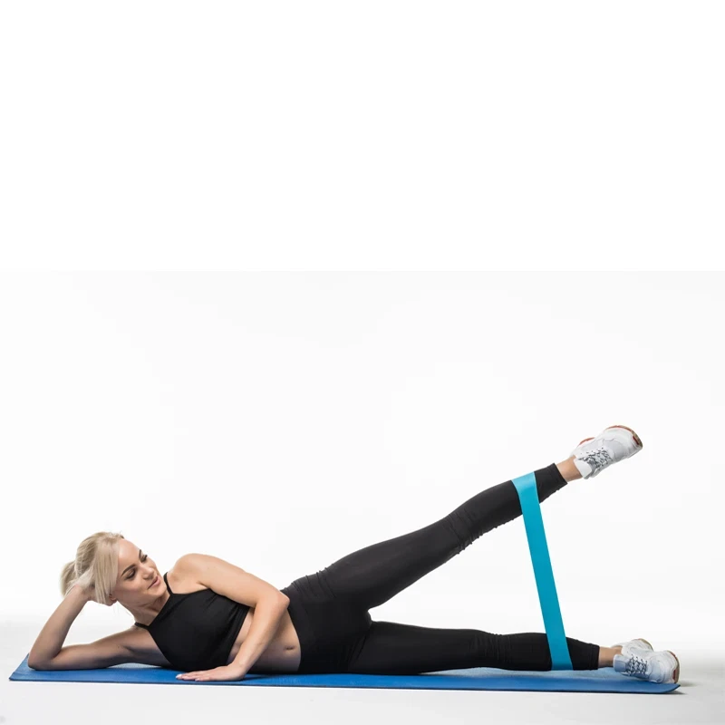 Material para Instalación y Complementos  Cinta Elástica Azul Entrenamiento | Banda de Resistencia Fitness