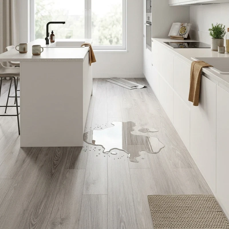Vinílicos Heterogéneo Suelo de Vinílico Autoadhesivo PVC Roble Gris 2,5m²
