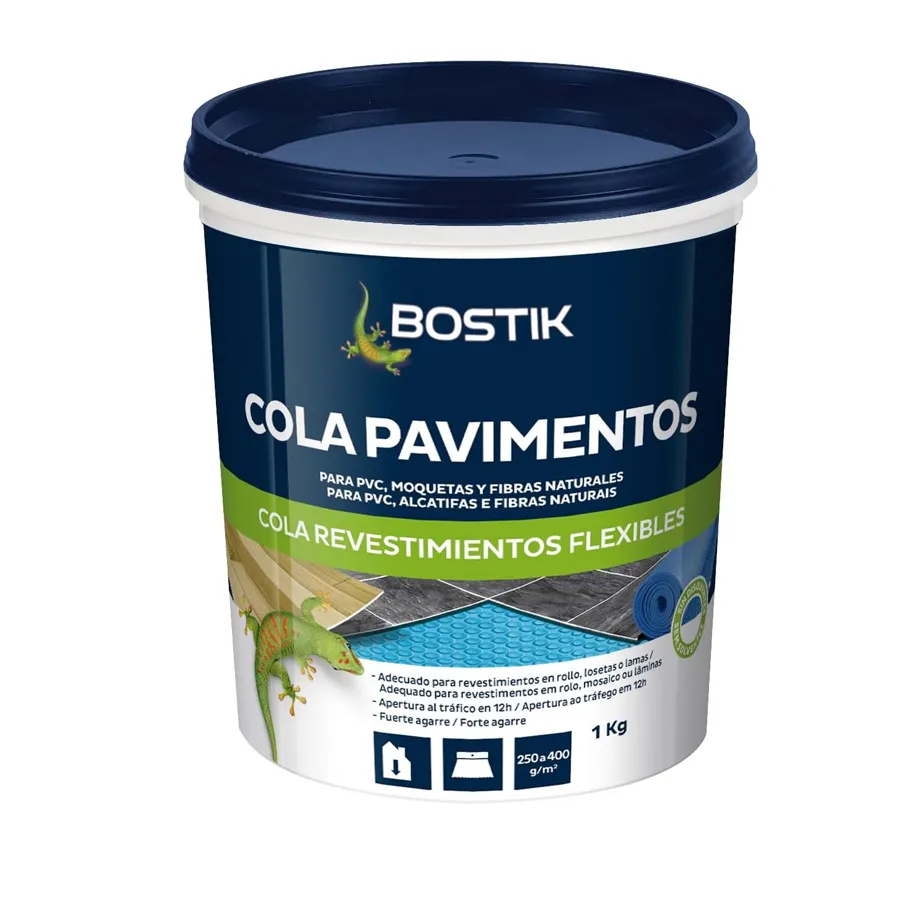 Material para Instalación y Complementos  Cola pavimentos Flexibles 1 Kg