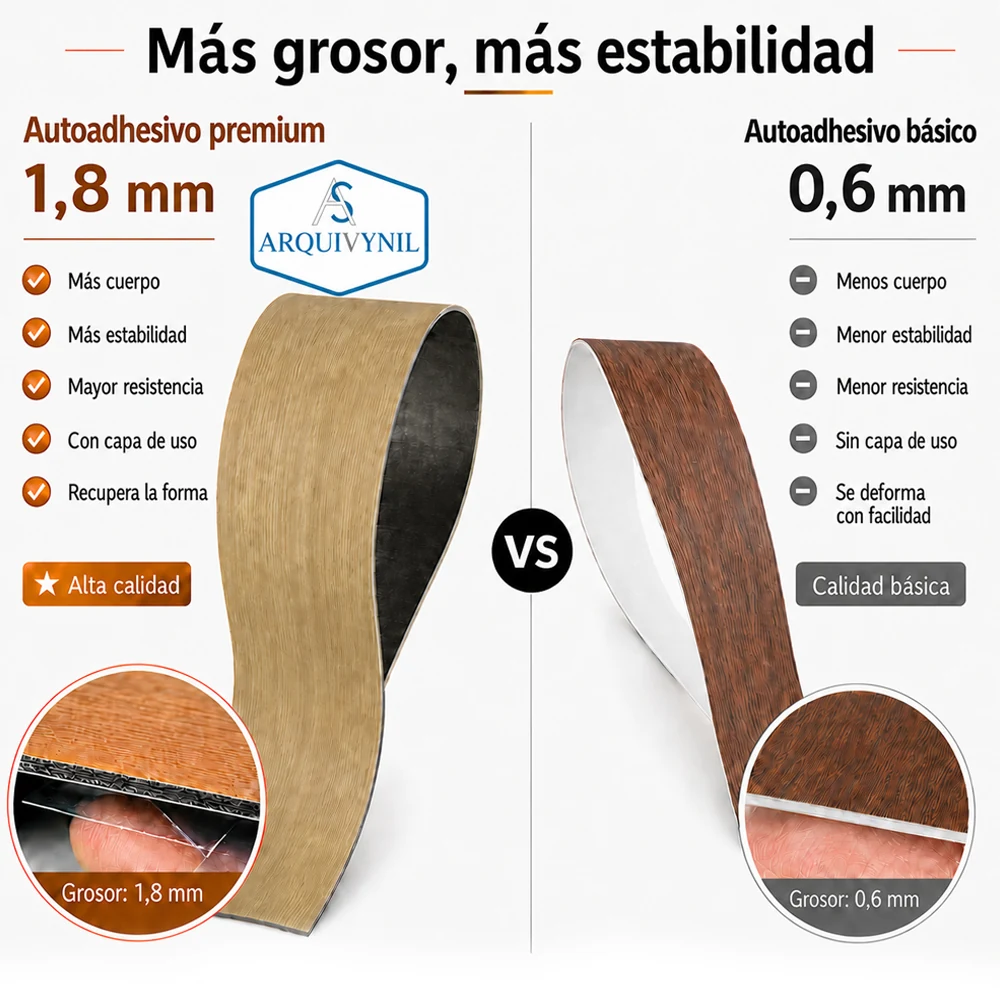 Vinílicos Heterogéneo Suelo Vinilo Adhesivo Roble Clásico Dorado | 2,5m²