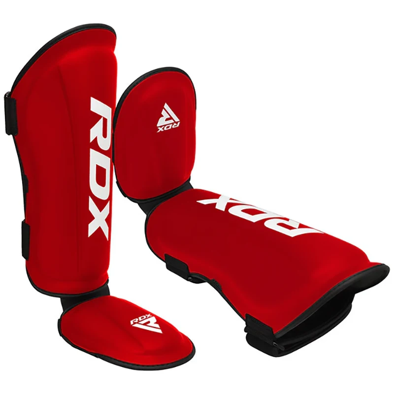 Material para Instalación y Complementos  Protectores de empeine de espinilla RDX T1 Rojo M