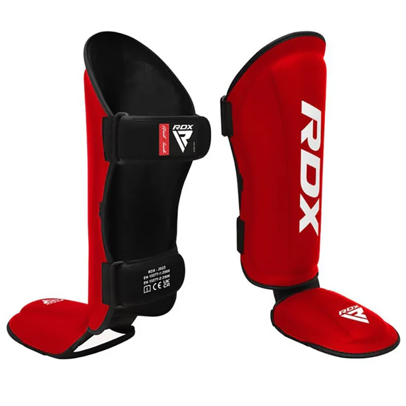 Material para Instalación y Complementos  Protectores de empeine de espinilla RDX T1 Rojo M