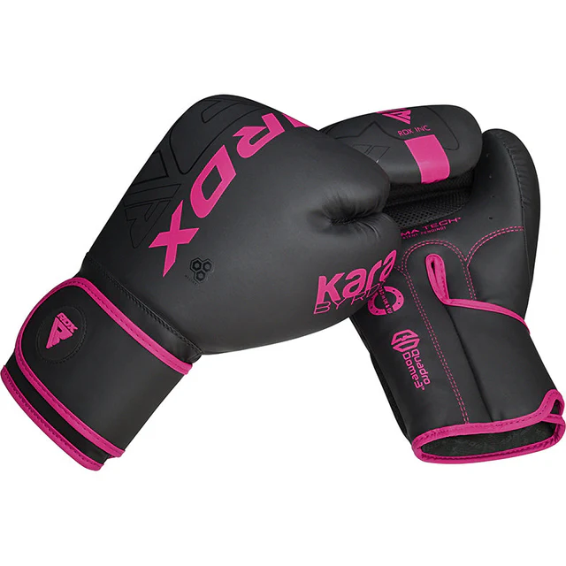 Material para Instalación y Complementos  Guantes de entrenamiento de boxeo RDX F6 Kara para mujer 12oz