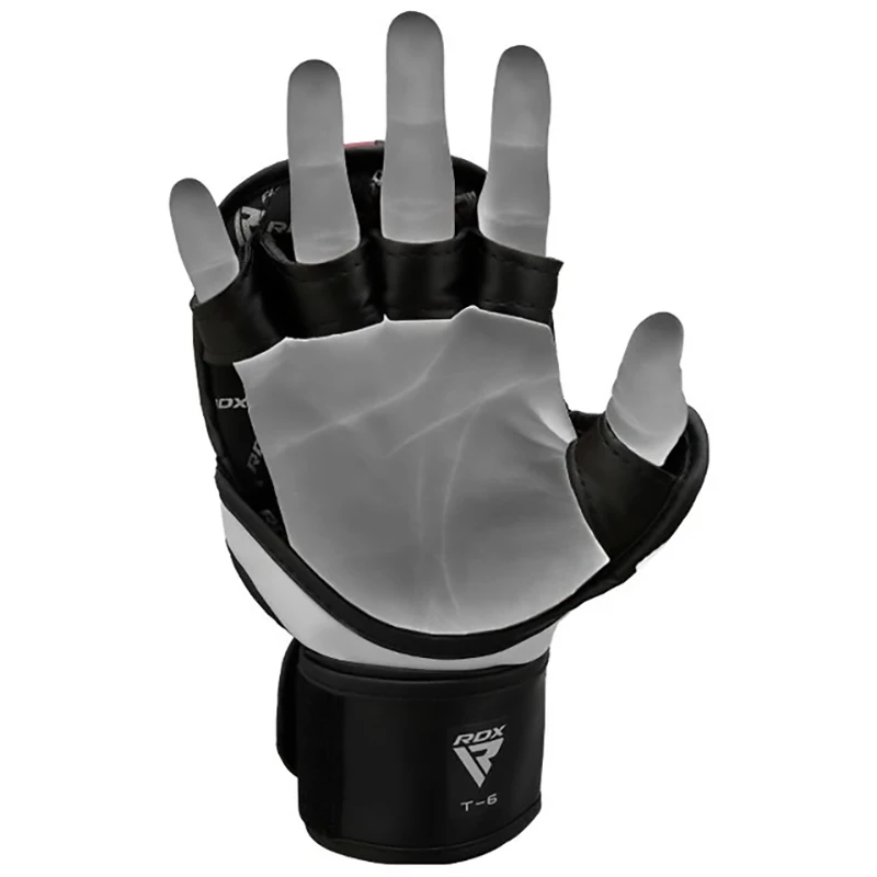 Material para Instalación y Complementos  Guantes de combate MMA RDX T6 Rojo S